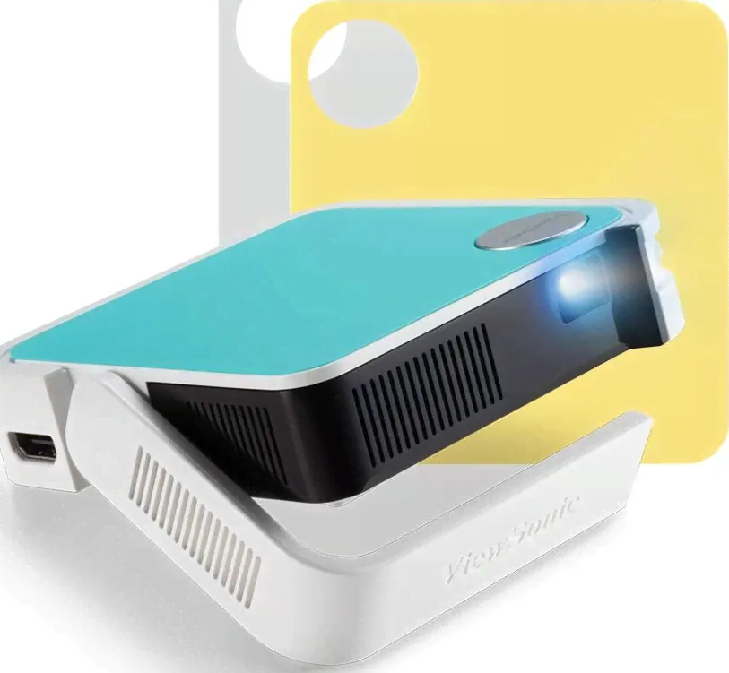 ViewSonic M1 Mini Plus Ультрапортативный интеллектуальный светодиодный проектор с динамиком JBL Bluetooth, HDMI USB Type C, встроенной батареей, 100-д-0