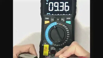BSIDE multímetro Digital automático Manual de ZT M1 EBTN, Triple pantalla, 8000 recuentos de batería