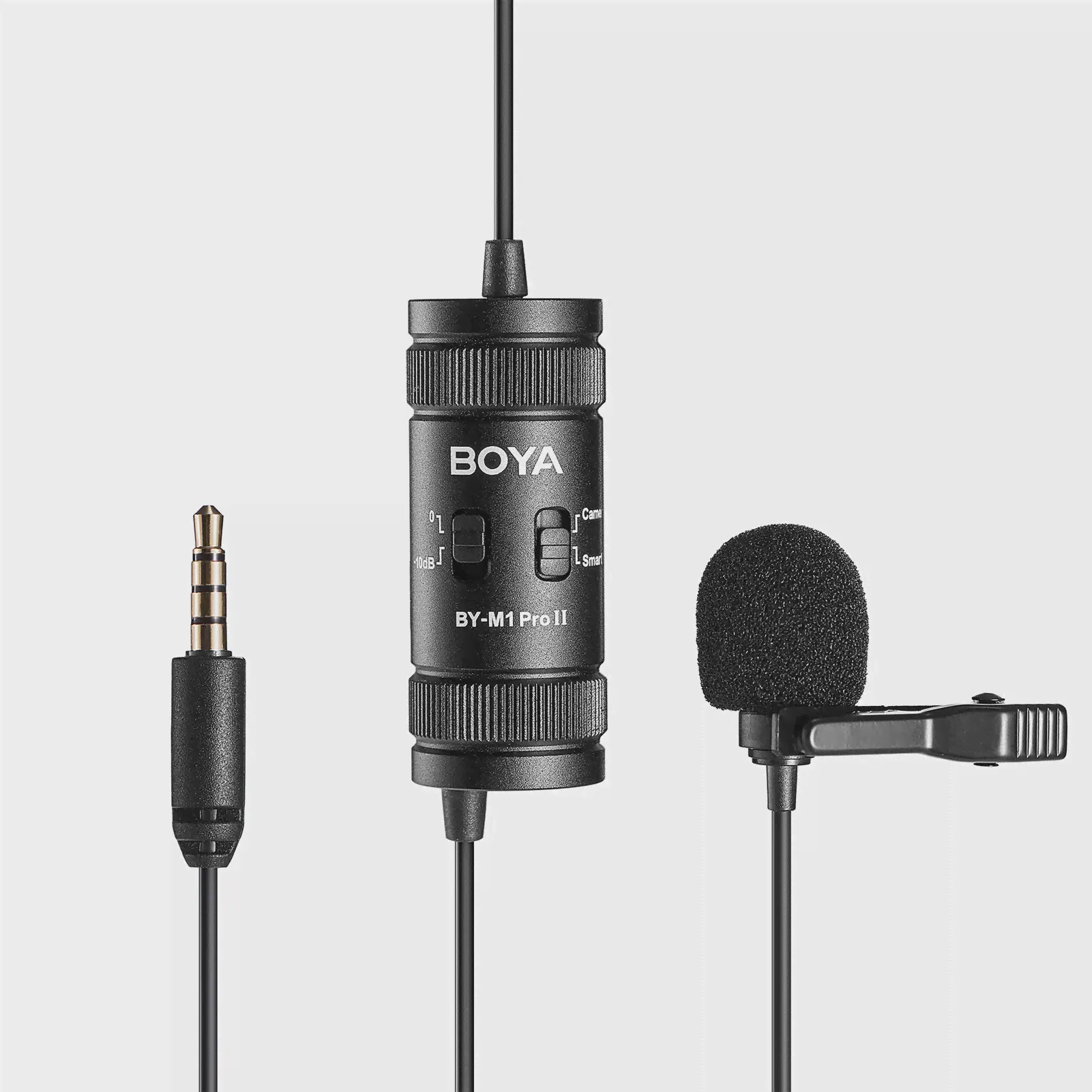 BOYA BY-M1 Pro II Универсальный микрофон на клипсе Всенаправленный конденсаторный петличный микрофон