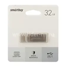 USB Flash 32GB SmartBuy M1 Metal серая 3.0/3.1