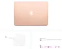 Ноутбук Apple MacBook Air 13 Late 2020, Apple M1 RAM 8 ГБ, SSD 256 ГБ, золотой MGND3 [Английская Раскладка]