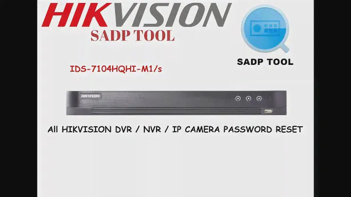 How To Reset Hikvision DVR IDS-7204HQHI-M1/s