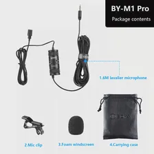 Всенаправленный петличный микрофон BOYA BY-M1 PRO II, 6 м, 3,5 мм, TRRS, для ПК, iPhone, Xiaomi, Android, цифровых зеркальных фотоаппаратов, Youtube (art.: 3920bf295de5d)
