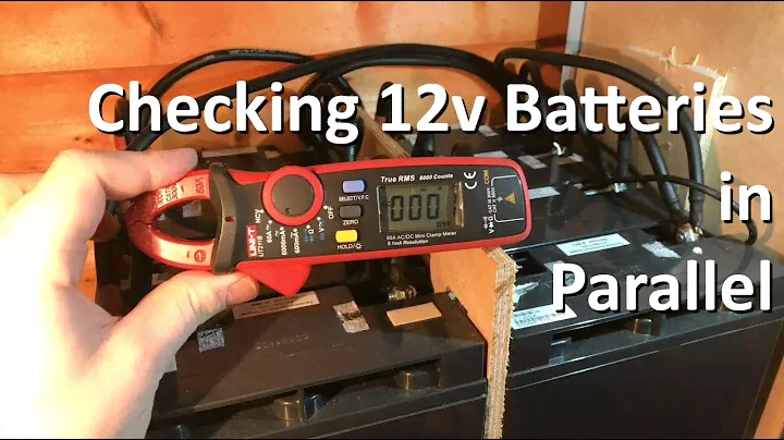 Checking 12v Batteries in Parallel - 12v Solar Shed
